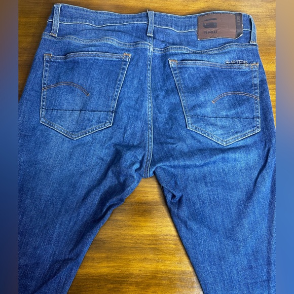 G-Star Raw 3301 Slim Jeans 34X32 - Picture 7 of 8
